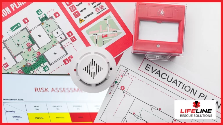 Fire prevention plan things like floor plan and fire risk assessment