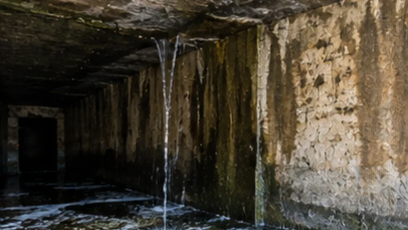 Inspecting an Underground with water ingress and flooding
